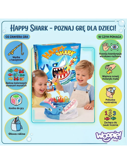Gra Zręcznościowa Łowienie Rybek Głodny Rekin Gryzie DIY