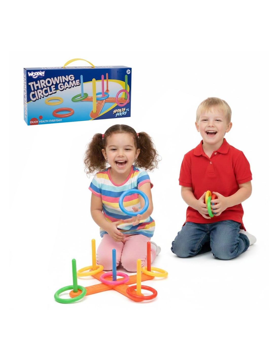 Gra Zręcznościowa Rzucanie Kółek SERSO FUN CIRCLE GAME 3+