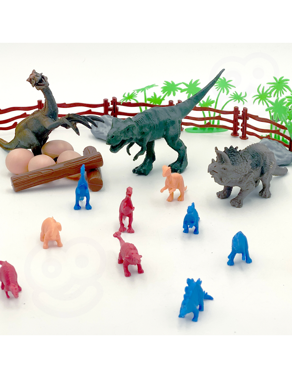 Zestaw Figurki Dinozaury 40 szt. w walizce