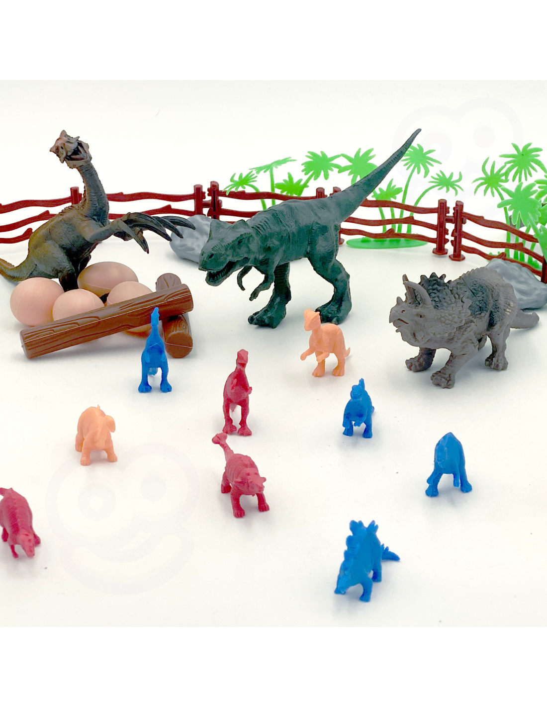 Zestaw Figurki Dinozaury 40 szt. w walizce